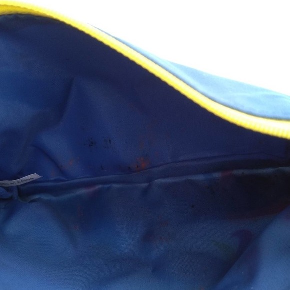 Tiny Graphic Print RETRO Cosmetic Case Small Makeup Bag EUC IPSY 7 x 4 x 2 - Picture 7 of 7